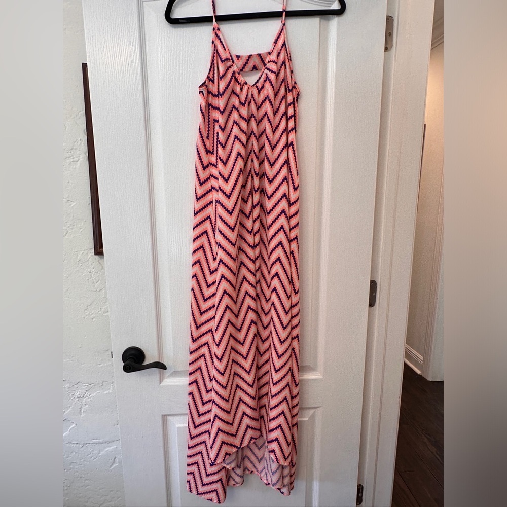 Striped maxi dress